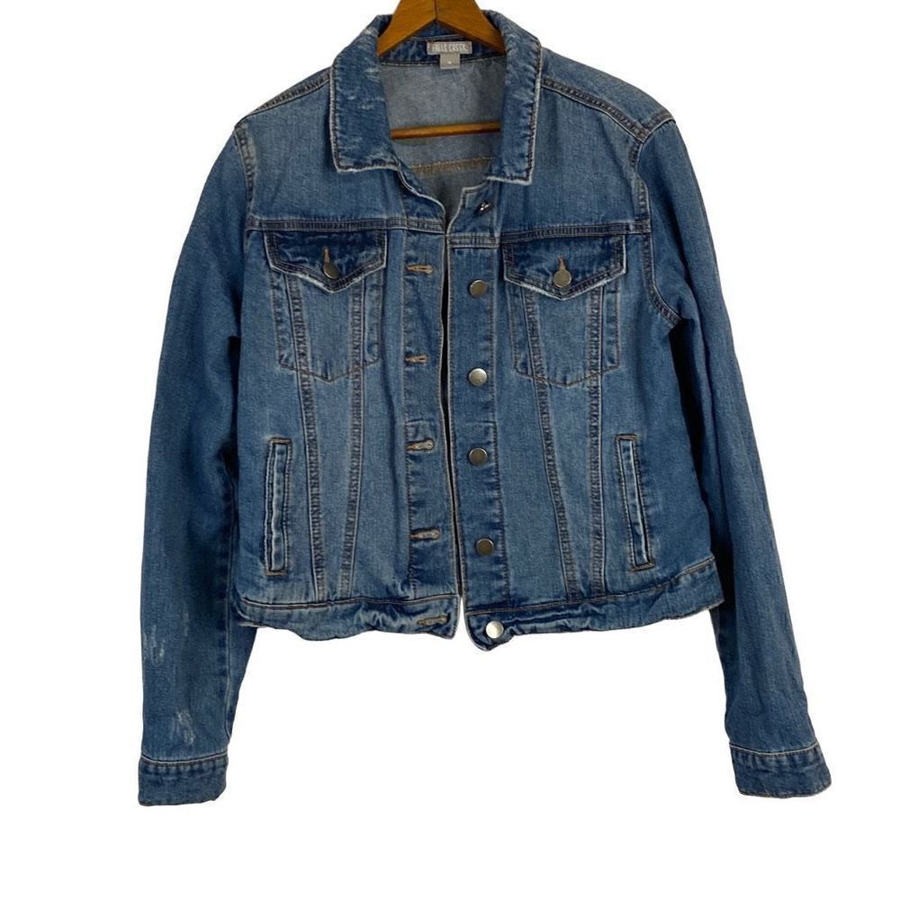 Falls Creek Blue Denim Jacket Size Medium